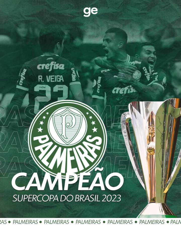 Palmeiras vence o Flamengo e conquista a Supercopa do Brasil 2023